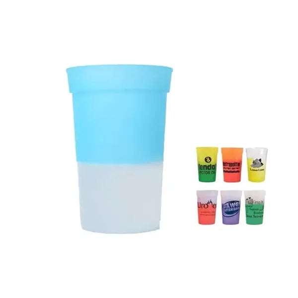 BPA Free 16 oz Plastic Stadium Cup For Party