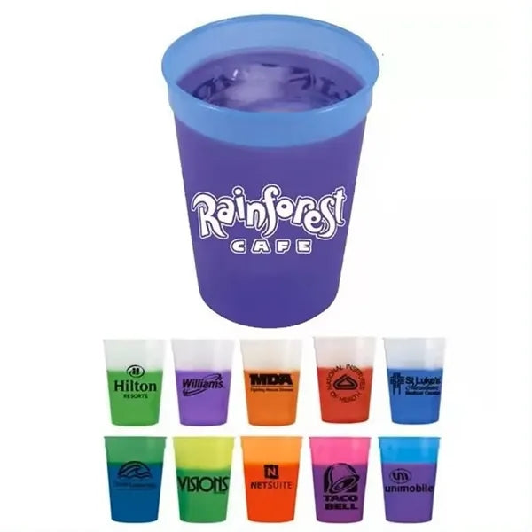 BPA Free 16 oz Plastic Stadium Cup For Party