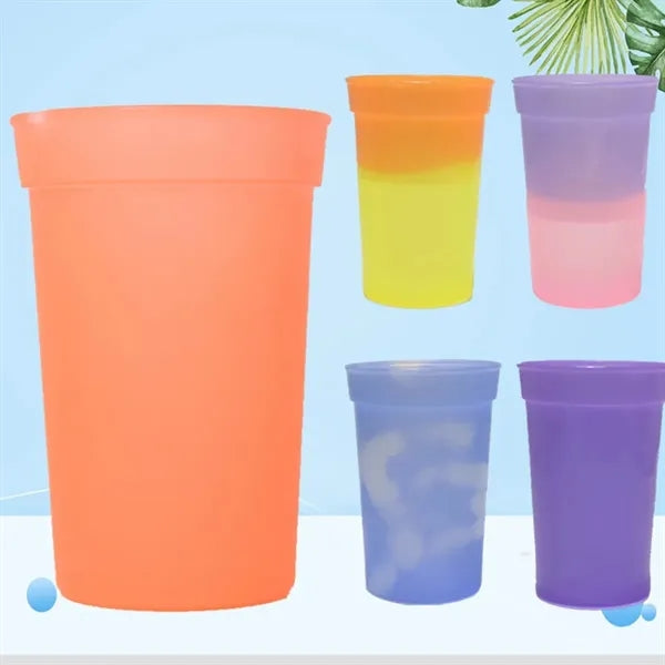 BPA Free 16 oz Plastic Stadium Cup For Party