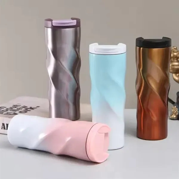 15 Oz Customizable Coffee Stainless Steel Cup Bottles