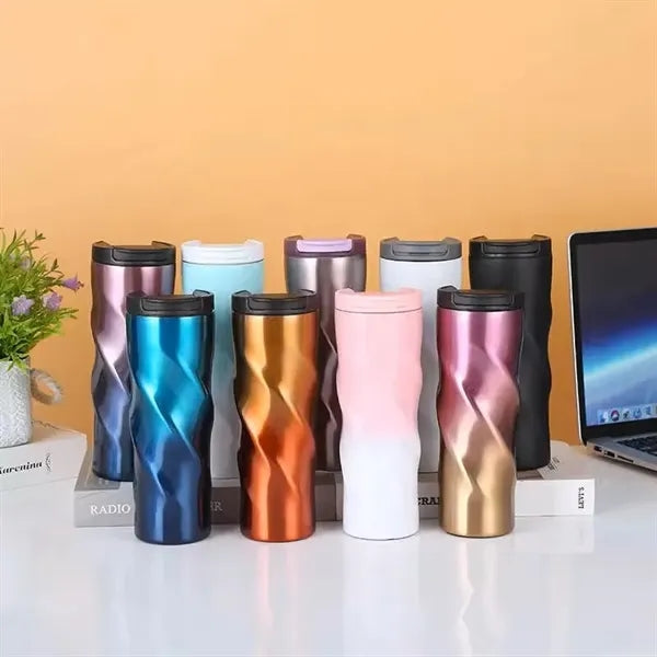 15 Oz Customizable Coffee Stainless Steel Cup Bottles