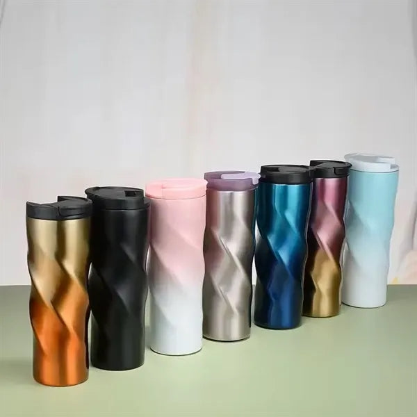 15 Oz Customizable Coffee Stainless Steel Cup Bottles