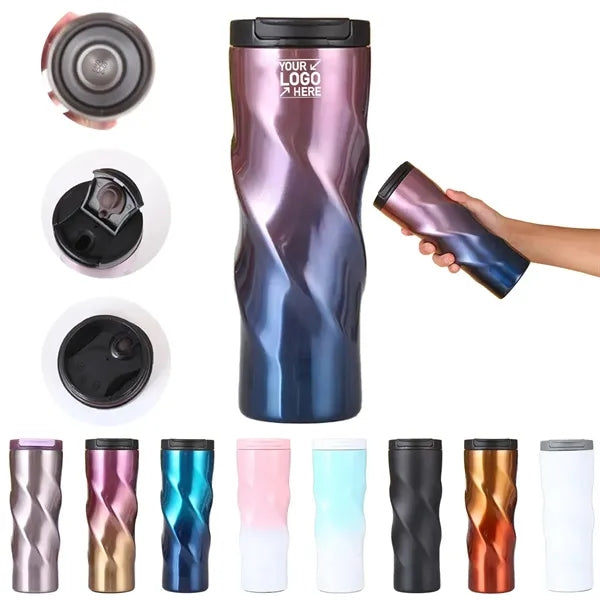 15 Oz Customizable Coffee Stainless Steel Cup Bottles