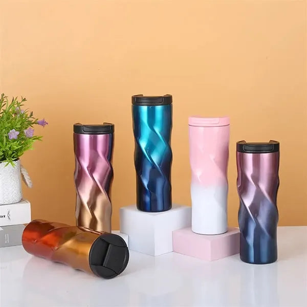 15 Oz Double Wall Stainless Steel Cup For Coffee
