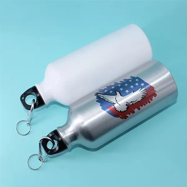 17 oz Aluminum Lightweight Sport Water Bottle with Carabiner