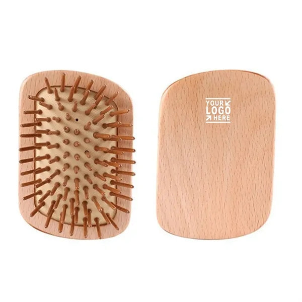 Natural Wooden Hairbrush Massage Scalp