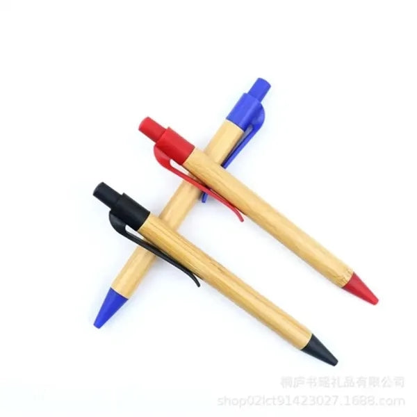 Executive Bamboo Twist Action Ball Point Pen