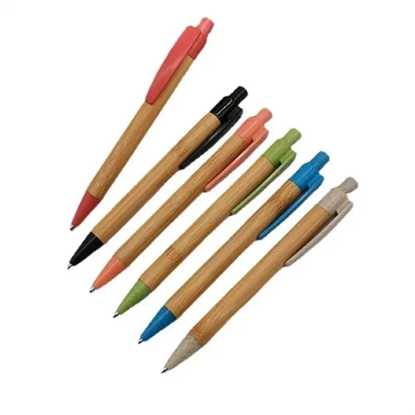 Executive Bamboo Twist Action Ball Point Pen