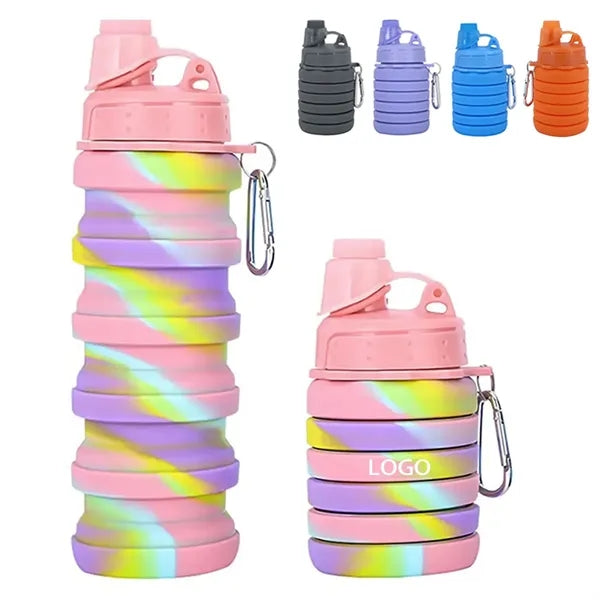 17oz Silicone Collapsible Water Bottle