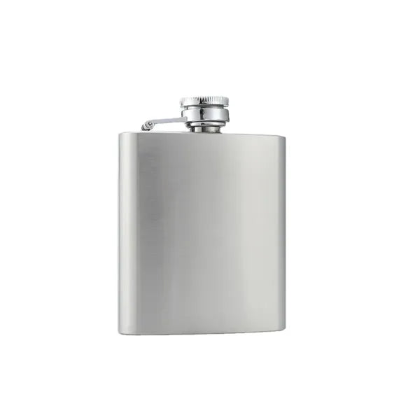6oz Vertical Stainless Steel Hip Flask With Spout