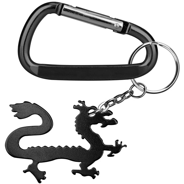 Dragon Shape Bottle Opener with Key Chain & Carabiner