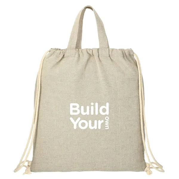 Recycled Cotton Drawstring Bag