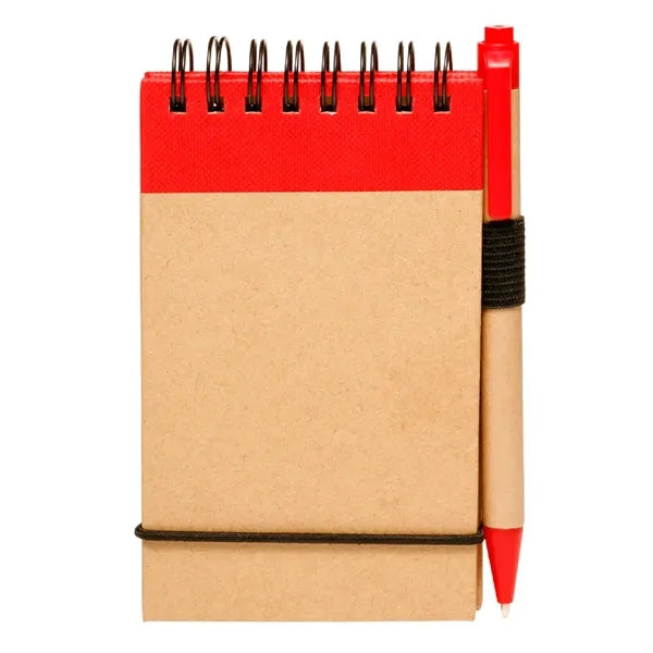 Spiral Eco Notepad with Pen