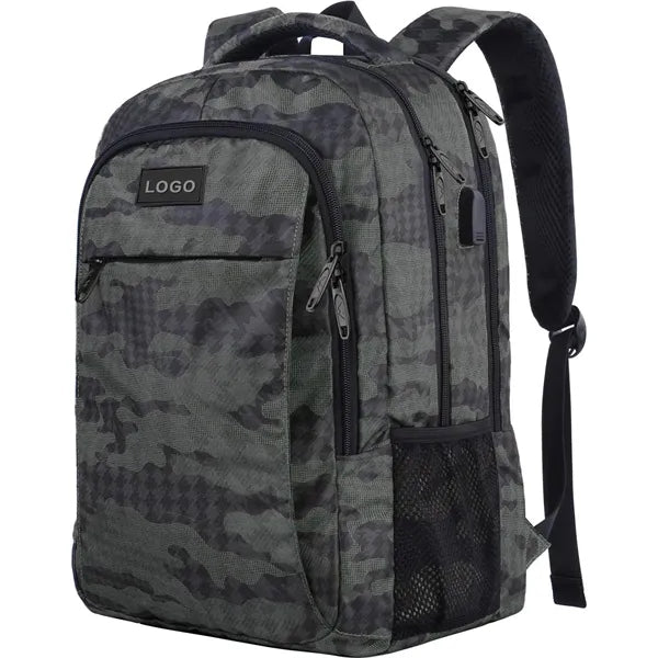 Large Travel Laptop Backpack with USB Charging Port