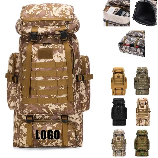 80L Camouflage Backpack