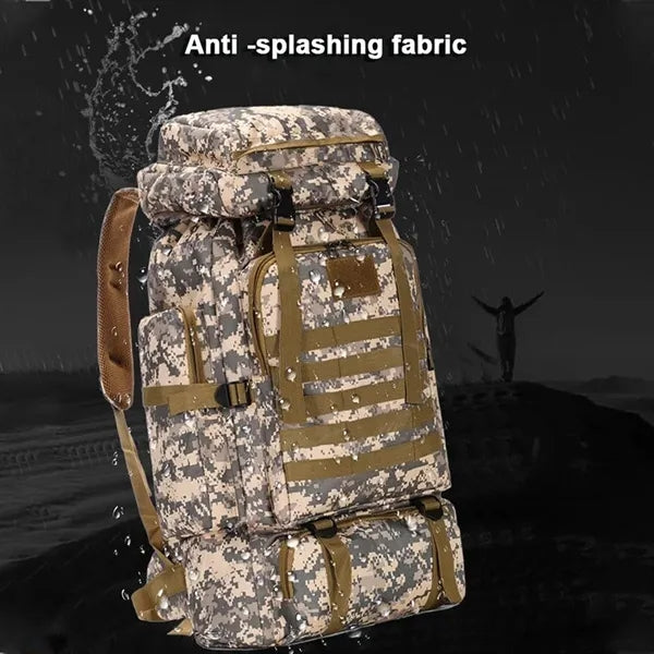 80L Camouflage Backpack
