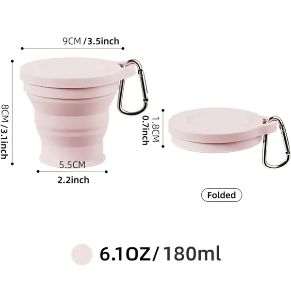 High Temperature Resistant Silicone Folding Cup