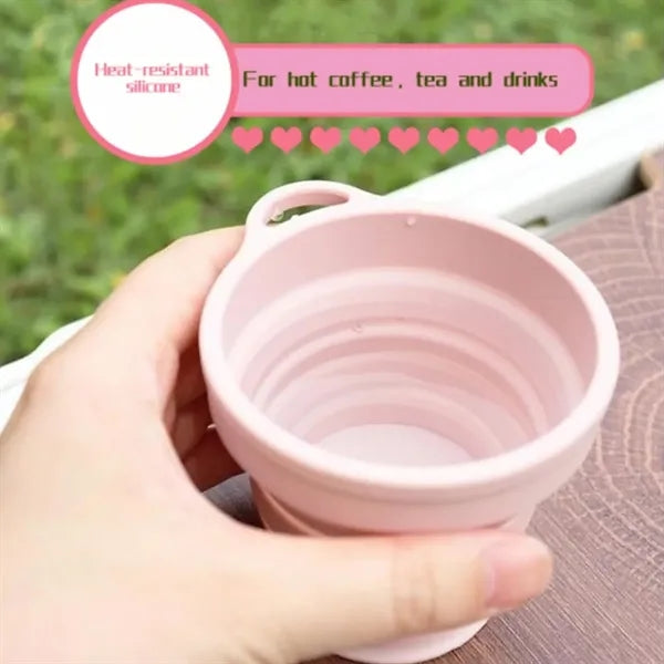 High Temperature Resistant Silicone Folding Cup