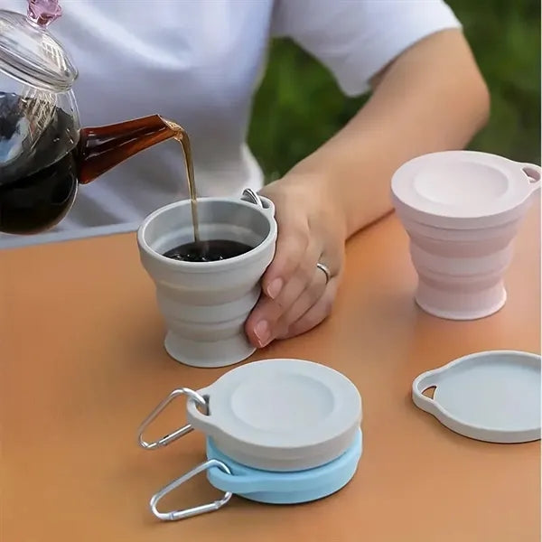 High Temperature Resistant Silicone Folding Cup