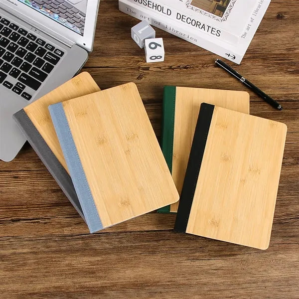Bamboo Wood Personalized Notebook