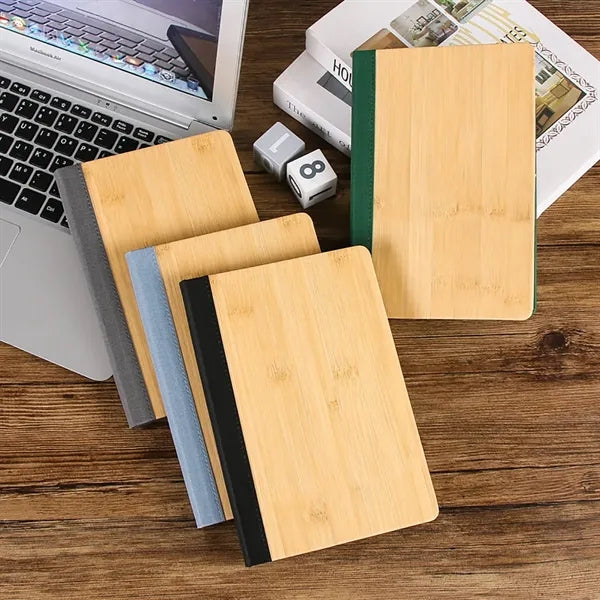 Bamboo Wood Personalized Notebook