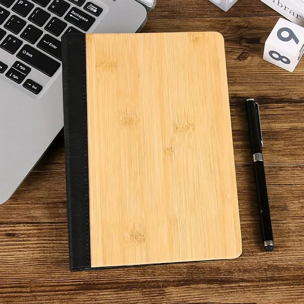 Bamboo Wood Personalized Notebook