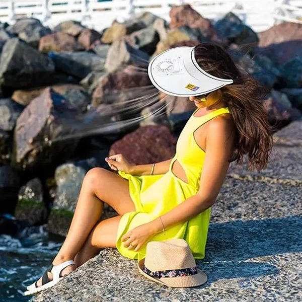 Sun Visor Hats With Fan