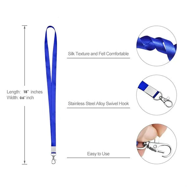 Polyester Custom Multi-Color Lanyard