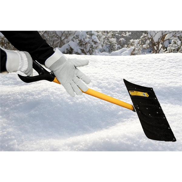 Winter Lined Waterproof Leather Palm Gloves