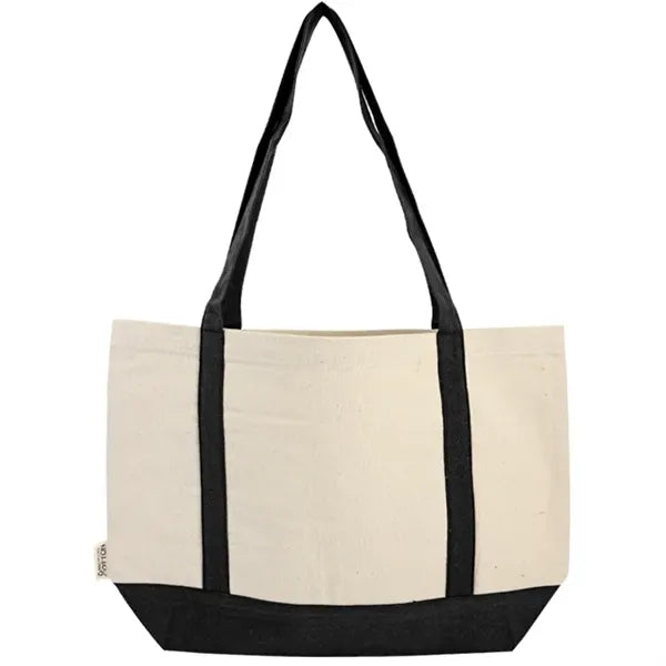 Dallas Recycled 10oz Cotton Front Pocket Tote Bag