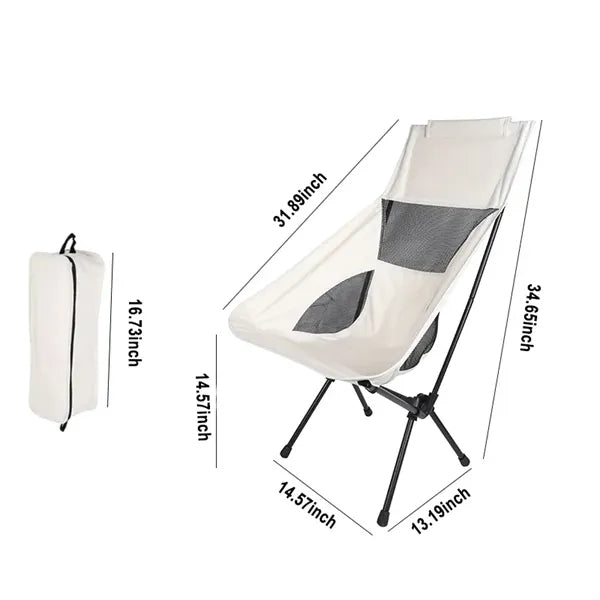 Lightweight Folding High Back Camping Chair
