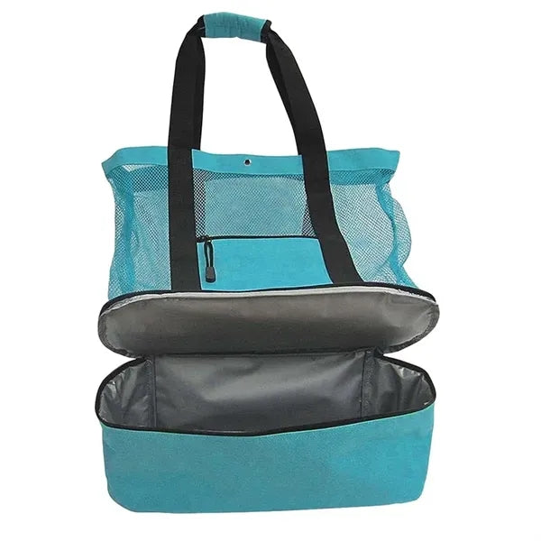 Picnic Double Layer Mesh Beach Bag