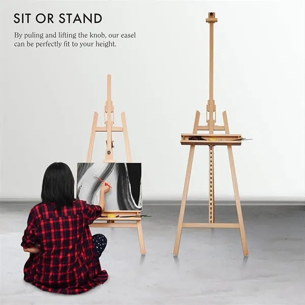Three Legged Wooden Easel