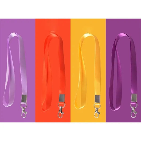 Silkscreen Lanyard /Metal Hook,19"X0.6"