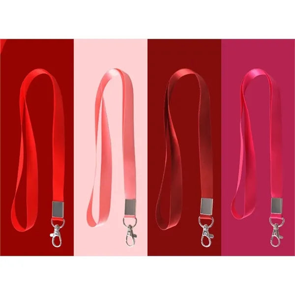 Silkscreen Lanyard /Metal Hook,19"X0.6"