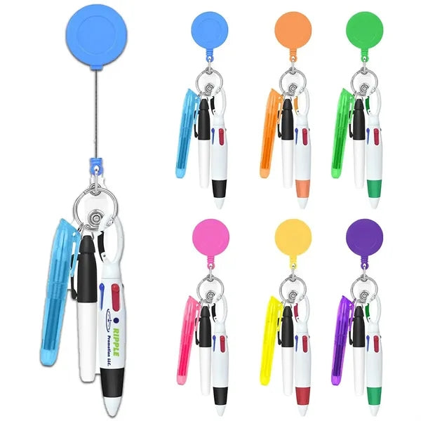 Mini Nurse Pens Highlighter Permanent Marker Ballpoint Badge