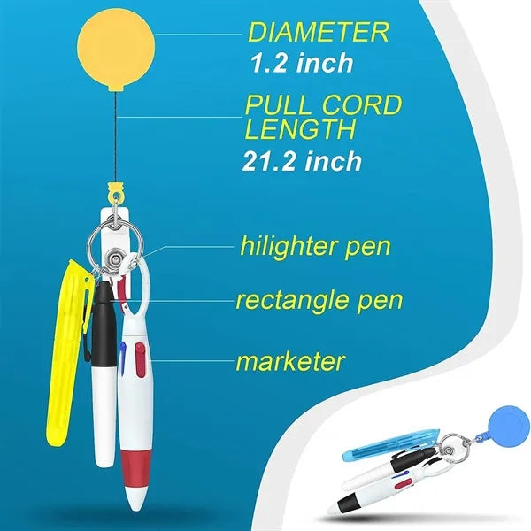 Mini Nurse Pens Highlighter Permanent Marker Ballpoint Badge
