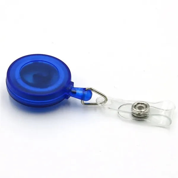 Round Retractable Badge Holder