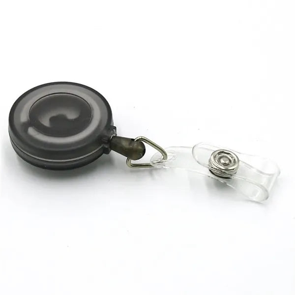 Round Retractable Badge Holder
