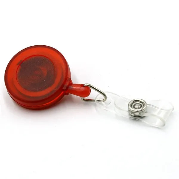 Round Retractable Badge Holder