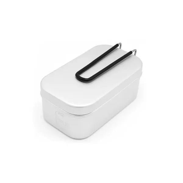 Metal Bento Lunch Box Food Storage Containers Lockable Clip