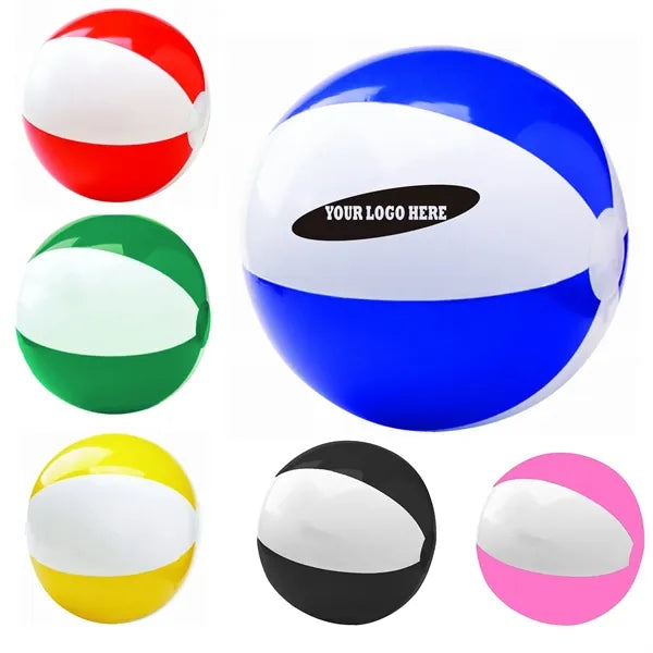 Two Tone 12 Inch Beach Ball