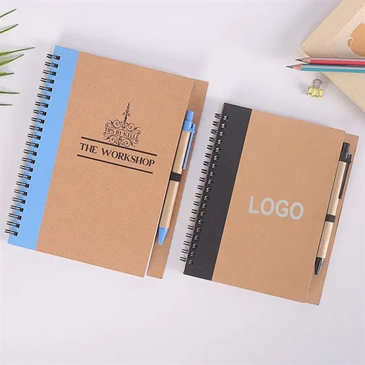 Spiral Notebook with Pen journal diary