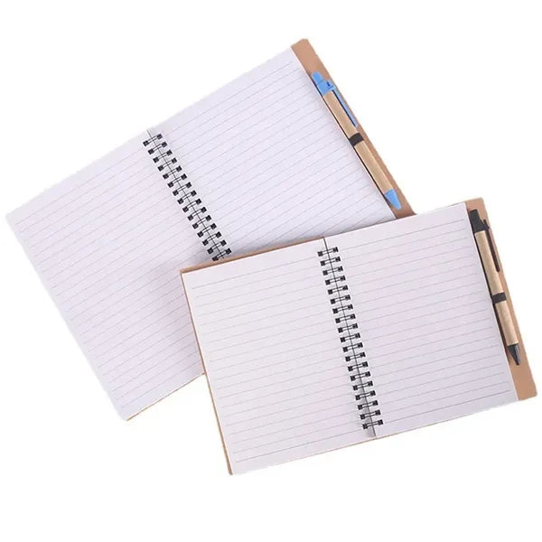 Spiral Notebook with Pen journal diary