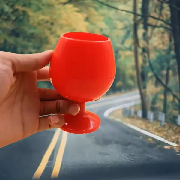 Travel Unbreakable Colorful Silicone Wine Glasses Cup