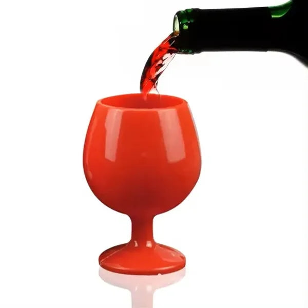 Foldable Colorful Silicone Wine Glass Cup