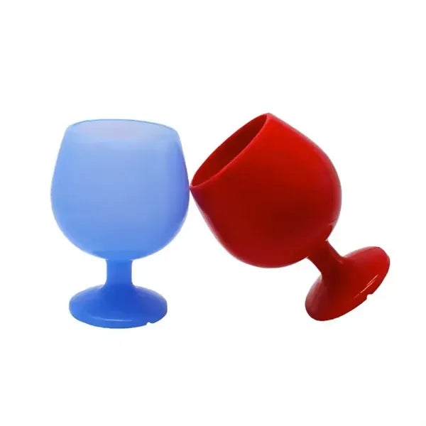 Foldable Colorful Silicone Wine Glass Cup
