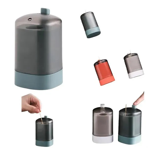 Automatically press toothpick case
