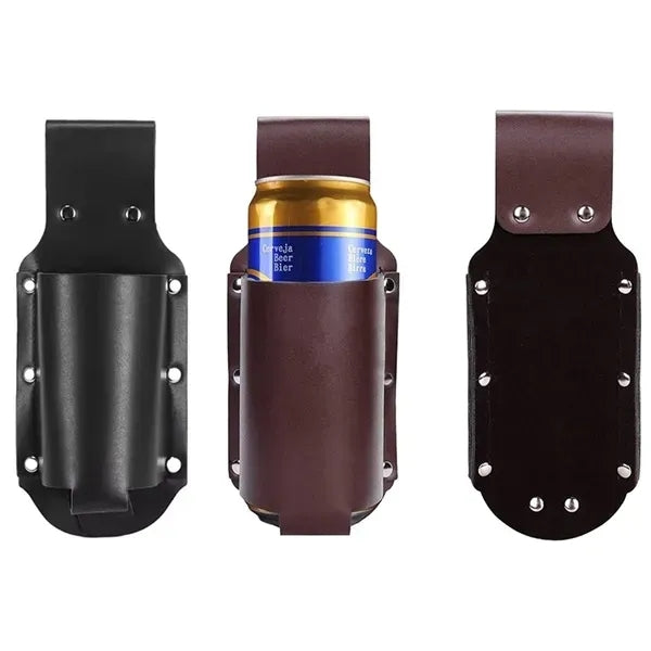 Leather Beer Holster Bottle Holders