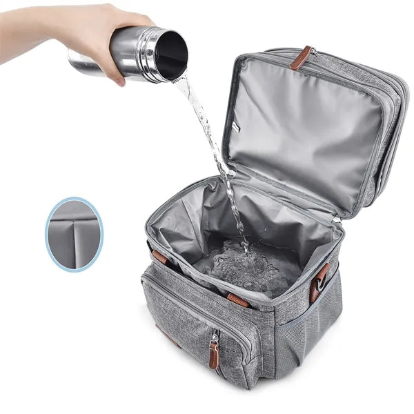 Large Oxford Cloth Insulated Picnic Bag